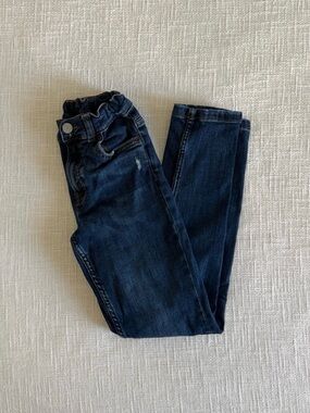 Boys Dark Blue Stretch Jeans